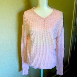 Talbots Pink Size XL Sweater